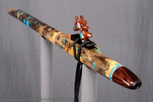 Buckeye Burl Native American Flute, Minor, Mid G-4, #K43K (9)